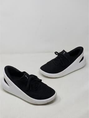 Kizik Roamer Knit Shoes Mens Size M 6 W 7.5 Black Handsfree Low Top Sneakers